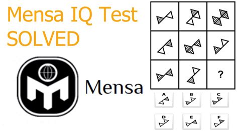 how hard is the mensa test|mensa test sample questions.